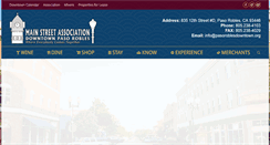Desktop Screenshot of pasoroblesdowntown.org